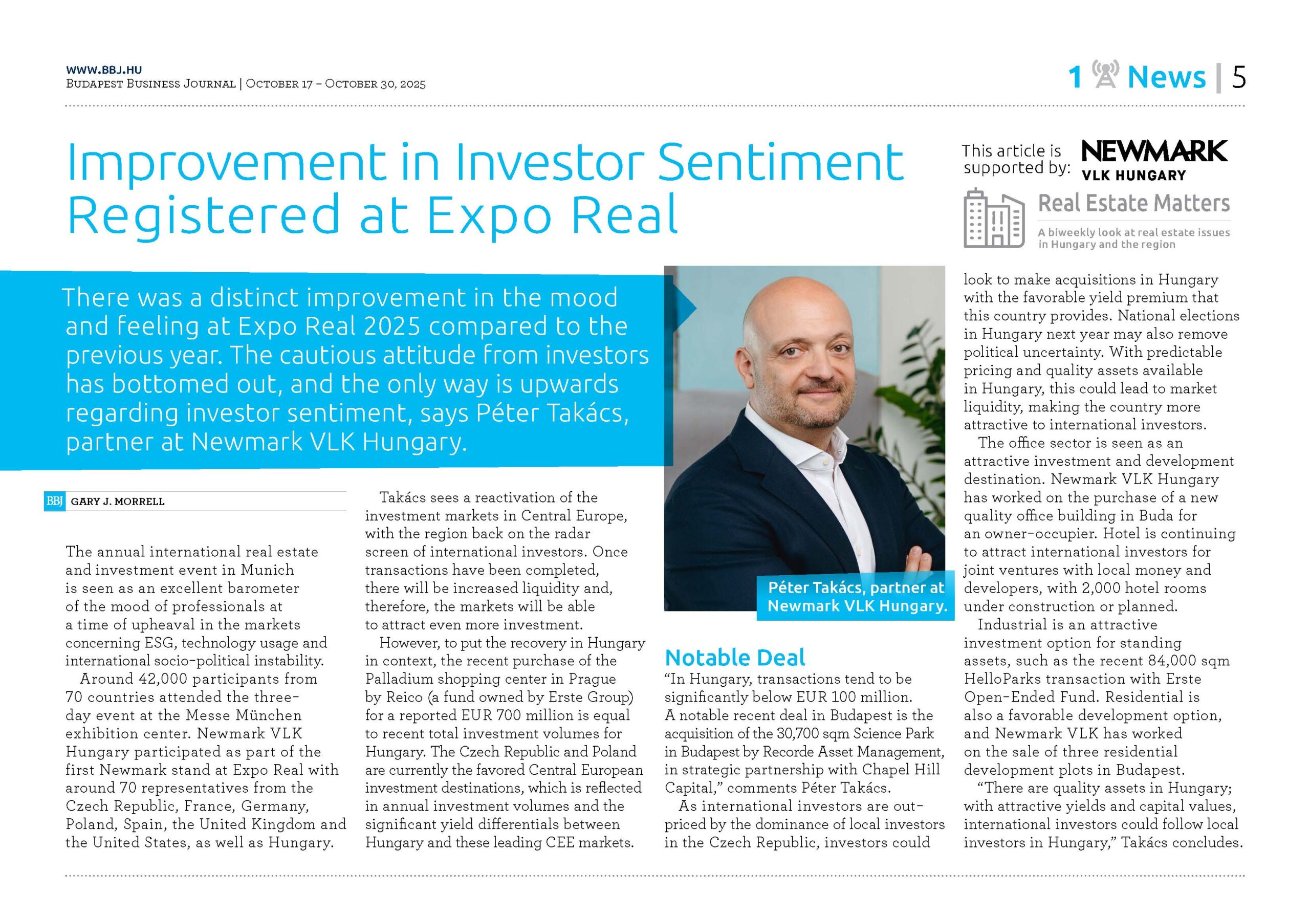 BBJ - Péter Takács - Expo Real